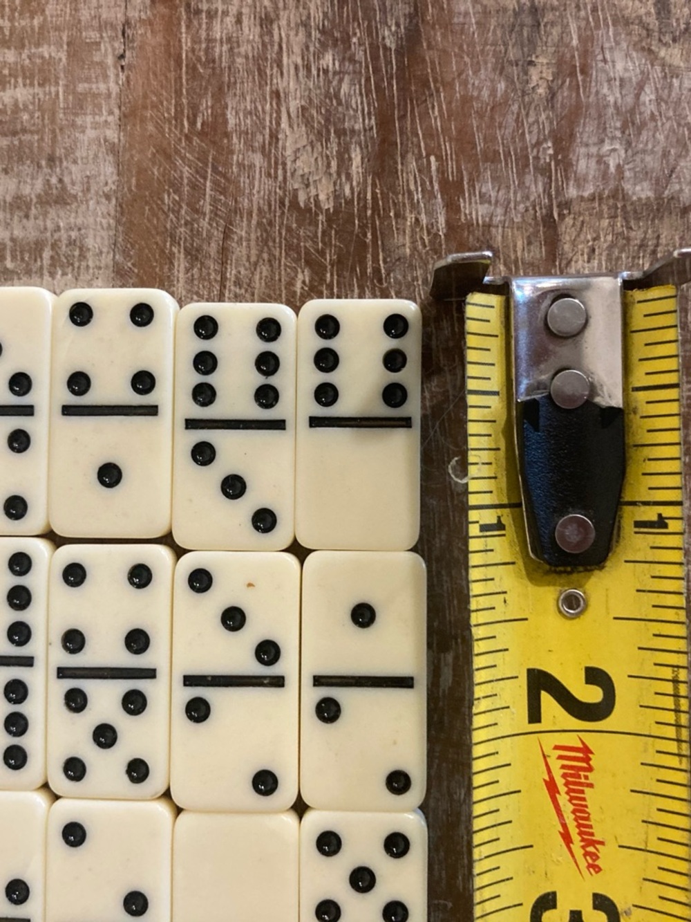 Vintage Dominoes Mini Domino Set Made in Taiwan 28 Pieces - Picture 9 of 9